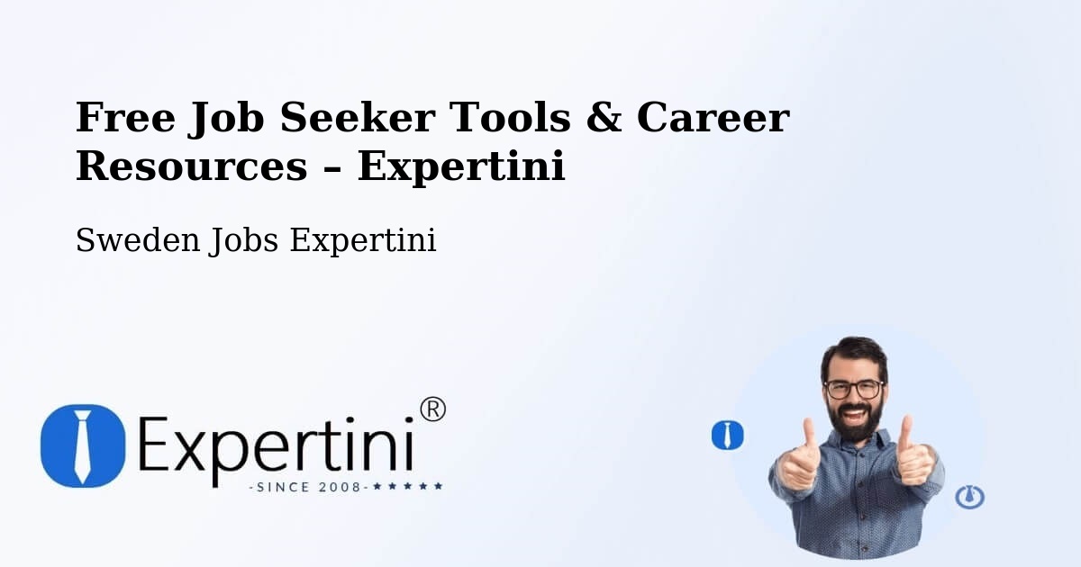 Free Job Seeker Tools & Career Resources – Trollhättan - Trollhättan, Sweden Jobs Expertini