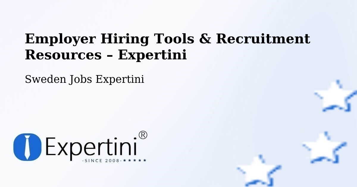 Employer Hiring Tools & Recruitment Resources – Trollhättan - Trollhättan, Sweden Jobs Expertini