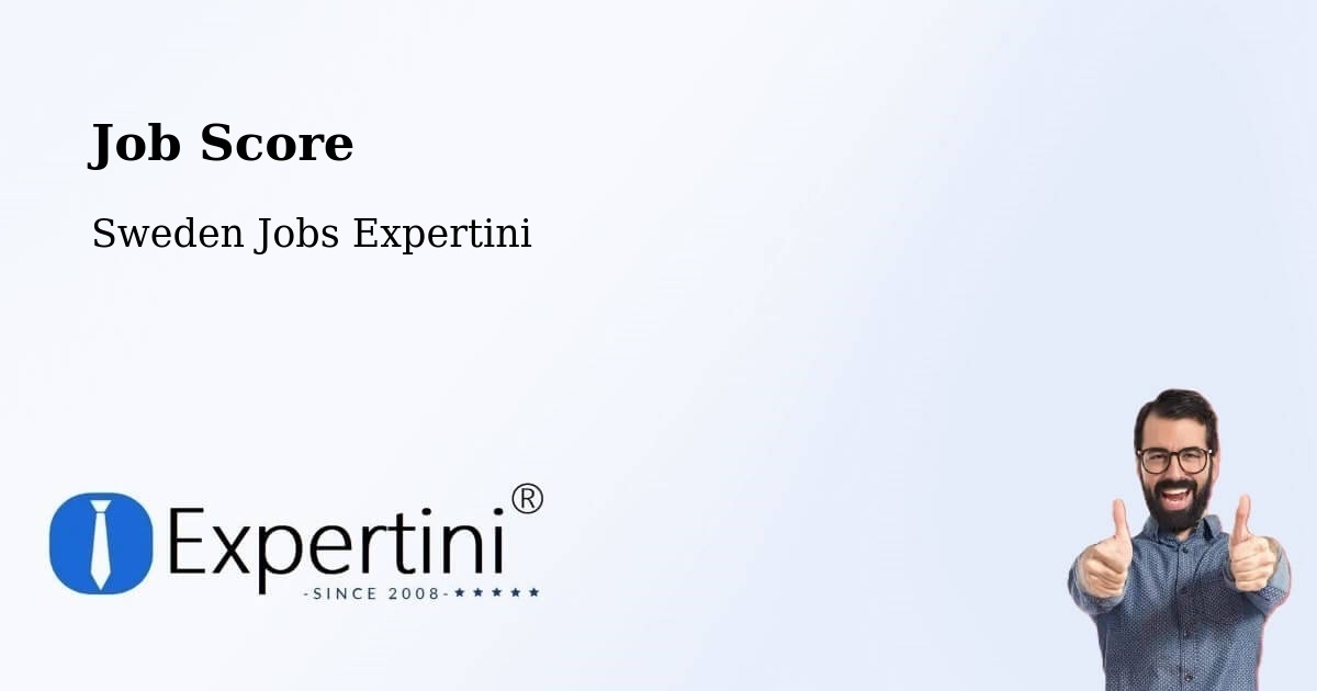 Job Score & Job Description Score Tool – Trollhättan - Sweden Jobs Expertini